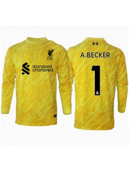 Liverpool Alisson Becker #1 Målvakt Replika Tredje Kläder 2024-25 Långärmad